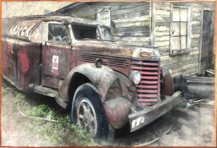 Old Truck at Lovrics 15x10